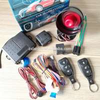 auto alarm for cars, with led, with remote control lock and unlock, trunk release,